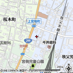 埼玉県秩父市上宮地町2周辺の地図