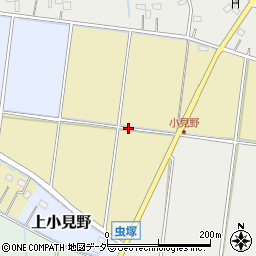 埼玉県川島町（比企郡）虫塚周辺の地図