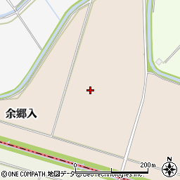 茨城県美浦村（稲敷郡）余郷入周辺の地図