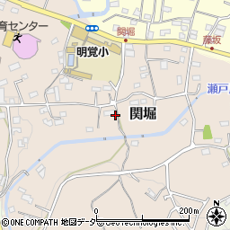 埼玉県比企郡ときがわ町関堀周辺の地図