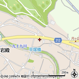 埼玉県東松山市岩殿742周辺の地図