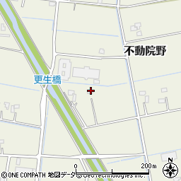 埼玉県春日部市不動院野578周辺の地図