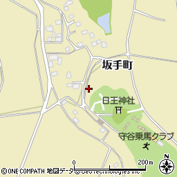 茨城県常総市坂手町593周辺の地図
