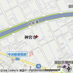 長野県諏訪市中洲602周辺の地図