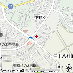 ＪＡ福井県　ソートフル杉の木台周辺の地図