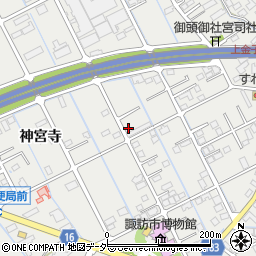 長野県諏訪市中洲589周辺の地図