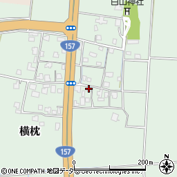 福井県大野市横枕21-13周辺の地図