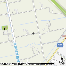 埼玉県春日部市不動院野379周辺の地図