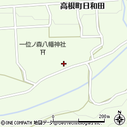 岐阜県高山市高根町日和田34周辺の地図