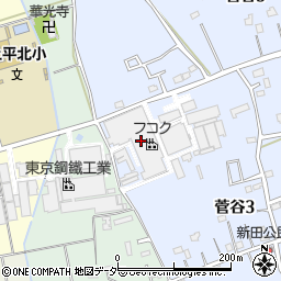 株式会社フコク　上尾工場周辺の地図