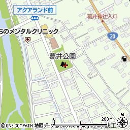 葛井公園周辺の地図