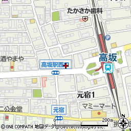 ＪＡ埼玉中央農業協同組合高坂支店周辺の地図