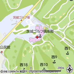 茨城ゴルフ倶楽部周辺の地図