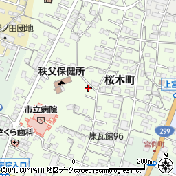 埼玉県秩父市桜木町周辺の地図