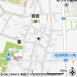 埼玉県南埼玉郡宮代町東450周辺の地図