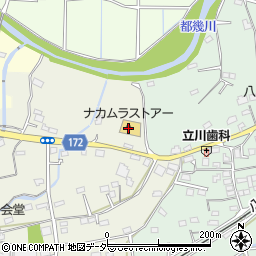 ナカムラストアー都幾川店周辺の地図