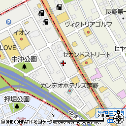 長野県茅野市中沖周辺の地図