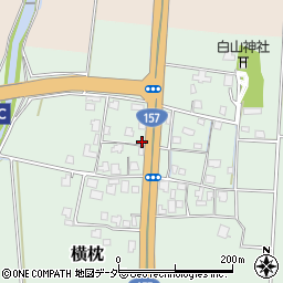 福井県大野市横枕22周辺の地図