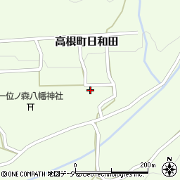 岐阜県高山市高根町日和田719周辺の地図