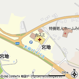 フードスクエアカスミ美浦店周辺の地図