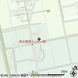 茨城県つくばみらい市真木345周辺の地図