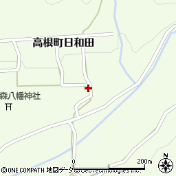 岐阜県高山市高根町日和田710周辺の地図