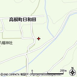 岐阜県高山市高根町日和田643周辺の地図