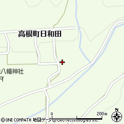 岐阜県高山市高根町日和田641周辺の地図