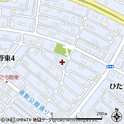 茨城県牛久市ひたち野東4丁目22-6周辺の地図