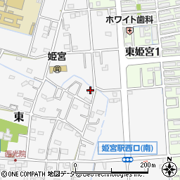 埼玉県南埼玉郡宮代町東443周辺の地図