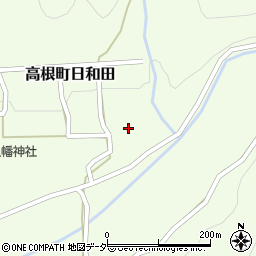 岐阜県高山市高根町日和田640周辺の地図