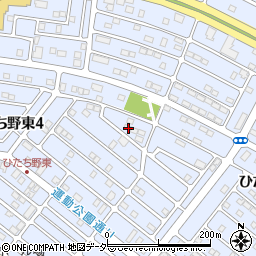 茨城県牛久市ひたち野東4丁目22周辺の地図