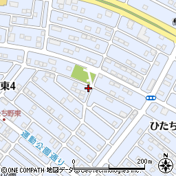 茨城県牛久市ひたち野東4丁目22-5周辺の地図