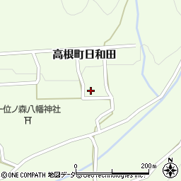 岐阜県高山市高根町日和田718周辺の地図