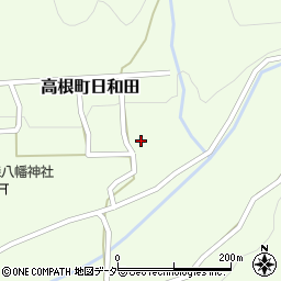 岐阜県高山市高根町日和田510周辺の地図
