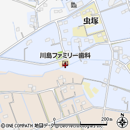 川島ファミリー歯科医院周辺の地図