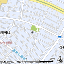 茨城県牛久市ひたち野東4丁目22-2周辺の地図