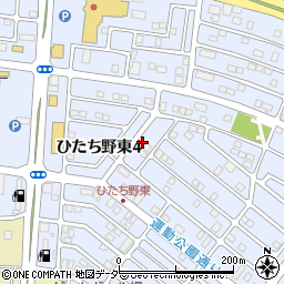 茨城県牛久市ひたち野東4丁目24-14周辺の地図