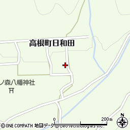 岐阜県高山市高根町日和田727周辺の地図