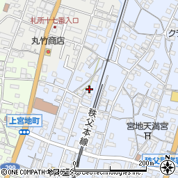 埼玉県秩父市上宮地町6周辺の地図