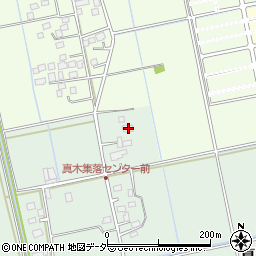 茨城県つくばみらい市真木1周辺の地図