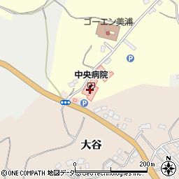 美浦中央病院（美湖会）周辺の地図