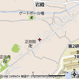 埼玉県東松山市岩殿1250周辺の地図