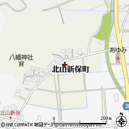 福井県福井市北山新保町周辺の地図