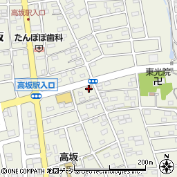 高坂郵便局周辺の地図