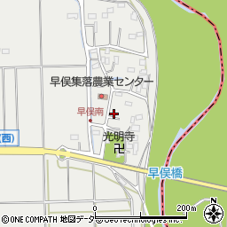 埼玉県東松山市早俣462周辺の地図