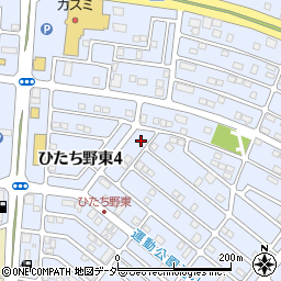 茨城県牛久市ひたち野東4丁目24-3周辺の地図