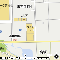 フードスクエアカスミライフガーデン東松山店周辺の地図