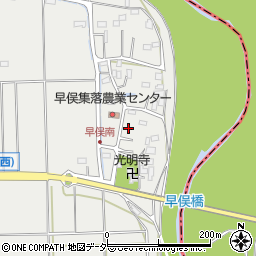 埼玉県東松山市早俣461周辺の地図
