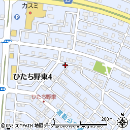 茨城県牛久市ひたち野東4丁目24-1周辺の地図